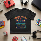 Aanpasbare Arcade Master Retro Gamer T-shirt