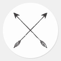 Aanpasbare Arrows Sticker met Afgewerkte Uiterlijk