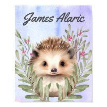 Aanpasbare babykamer opgespannen canvasprint