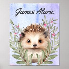 Aanpasbare babykamer opgespannen canvasprint poster