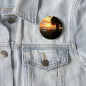aanpasbare badge voor strandzonsondergang ronde button 5,7 cm (In situ)