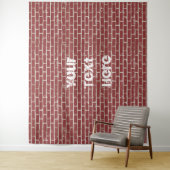 Aanpasbare bakstenen muur achtergrond wandkleed (In situ)