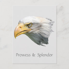 Aanpasbare 'Bald Eagle Prowess & Splendor' Briefkaart