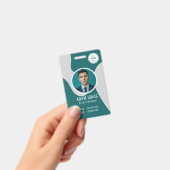 Aanpasbare barcode naamkaart logo personeel badge (Handheld)