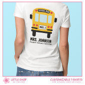 Aanpasbare basisschoolbuschauffeur t-shirt