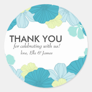 Aanpasbare Bedank Sticker // Lush Tropics