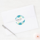 Aanpasbare Bedank Sticker // Lush Tropics (Envelop)