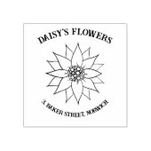 Aanpasbare bedrijven voor een blokkenwinkel rubberstempel (Afrduk)