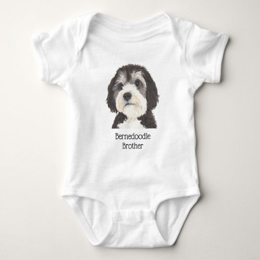 Aanpasbare Bernedoodle Romper (Voorkant)
