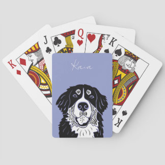Aanpasbare Berner Sennenhond Pokerkaarten