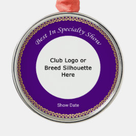 Aanpasbare Beste In Specialiteit Show Metalen Ornament