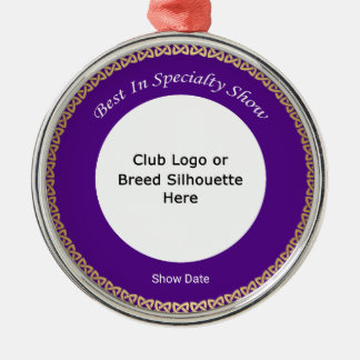 Aanpasbare Beste In Specialiteit Show Metalen Ornament