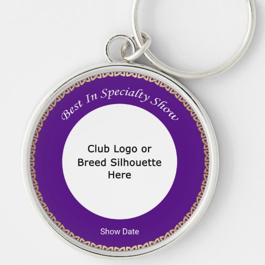 Aanpasbare Beste In Specialiteit Show Sleutelhanger (Voorkant)
