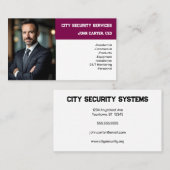 Aanpasbare beveiliging voor foto's visitekaartje (Voorkant / Achterkant)