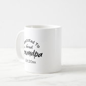 Aanpasbare Bevorderd tot Oudovergrootvader Koffiemok (Voorkant links)