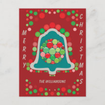 Aanpasbare Bewerkbare Bel Kerst/Feestdagen