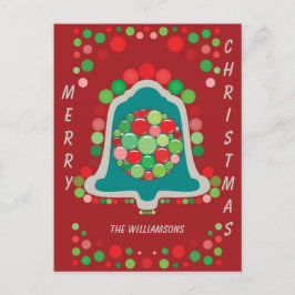 Aanpasbare Bewerkbare Bel Kerst/Feestdagen Briefkaart