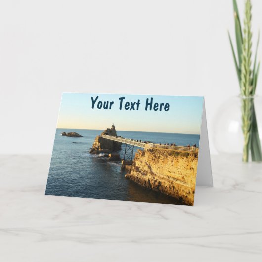 Aanpasbare Biarritz Kaart (Voorkant)