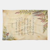 Aanpasbare Bijbeltekst Kunst Theedoek (Horizontaal)