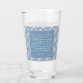 Aanpasbare Bijbelvers Isaïa 41:10, 13 Glas (Achterkant)