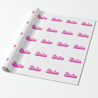 Aanpasbare Bimbo Cadeaupapier