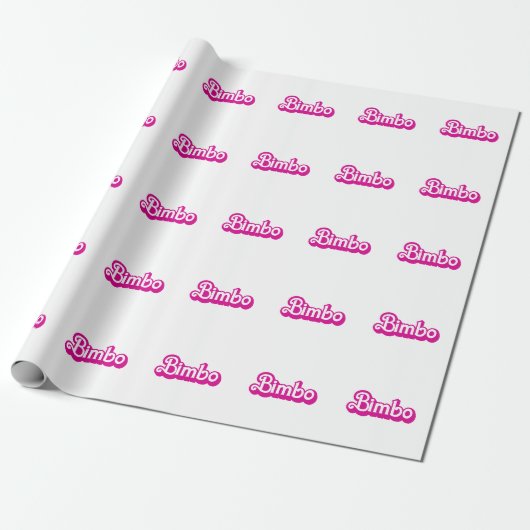 Aanpasbare Bimbo Cadeaupapier (Uitgerold)