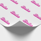 Aanpasbare Bimbo Cadeaupapier (Hoek)