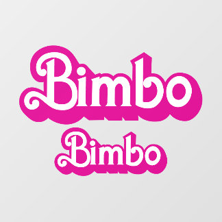 Aanpasbare Bimbo Raamsticker