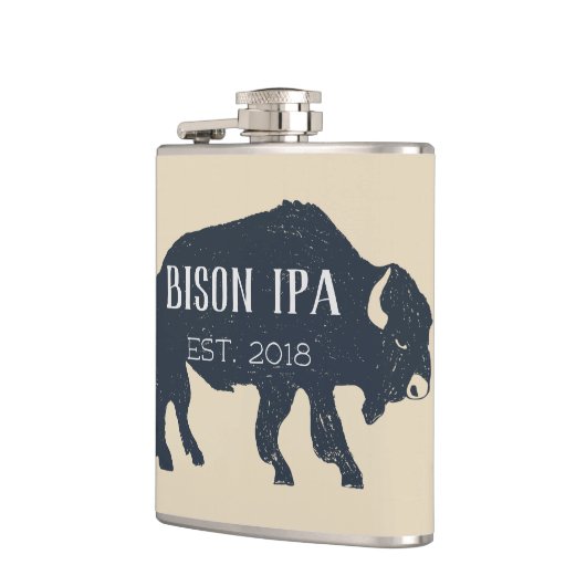 Aanpasbare Bizon Silhouet Heupfles (Links)