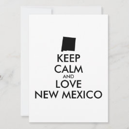 Aanpasbare BLIJF KALM en HOU VAN NEW MEXICO