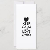 Aanpasbare BLIJF KALM en HOU VAN OHIO