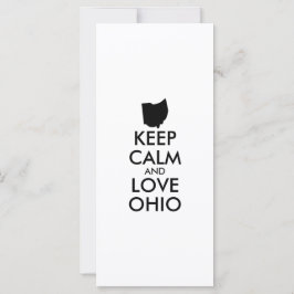Aanpasbare BLIJF KALM en HOU VAN OHIO