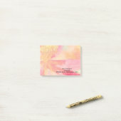 Aanpasbare bloemige waterverf Post-it-briefjes Post-it® Notes (Op bureau)