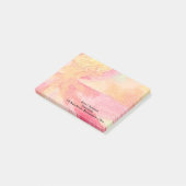 Aanpasbare bloemige waterverf Post-it-briefjes Post-it® Notes (Schuin)