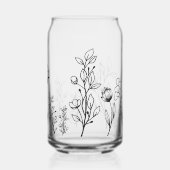 Aanpasbare bloemmotief blikvorm glas (Links)