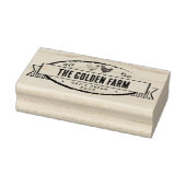 Aanpasbare Boerderij Kip Ei Zakelijk Rubberstempel (Stempel)
