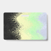 Aanpasbare Boho Golvende Cassgender Pride Vlag Badge (Achterkant)