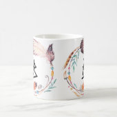 Aanpasbare Boho Monogram Koffiemok (Center)