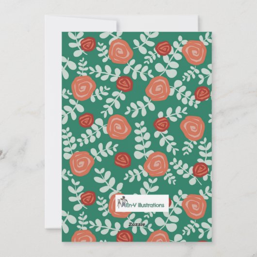 Aanpasbare Bootiful Dag - Wenskaart Feestdagenkaart (Achterkant)