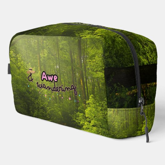 Aanpasbare bos toilettas toilettasje (Rechterhoek)