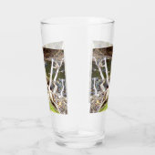 Aanpasbare bosdieren van de boommarter in het bosl glas (Rechts)