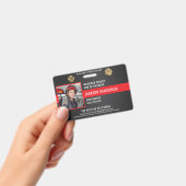 Aanpasbare Brandweerman Brandweer Medewerker Badge (Handheld)