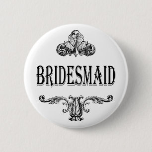 aanpasbare bridesmaid-kleurknop ronde button 5,7 cm