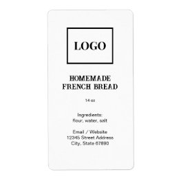 Aanpasbare Brood Bakkerij Bedrijf Voeg Logo Toe Vo Etiket