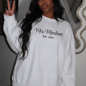 Aanpasbare Bruid Crewneck Pullover Sweatshirt