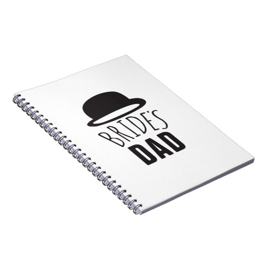 Aanpasbare Bruid Vader Bruidsvaders Bedankt Notitieboek (Rechterzijde)