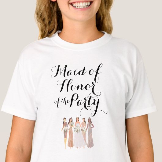 Aanpasbare bruidsmeisje van de partij Bachelorette T-shirt