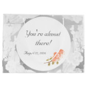 Aanpasbare Bruidsuitnodiging Groot Cadeauzakje (Achterkant)