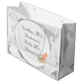 Aanpasbare Bruidsuitnodiging Groot Cadeauzakje (Voorkant Gekanteld)