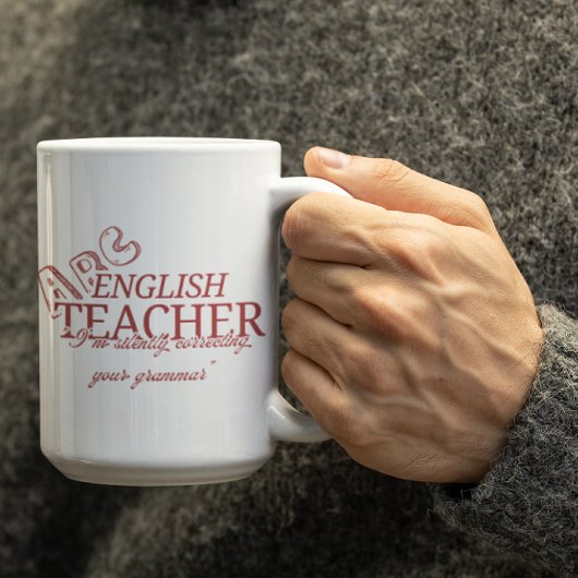 Aanpasbare brutale mok voor Engelse leraren
